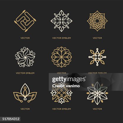 Vector Topic Logo Vector Set Of Logo Design Templates High-Res Vector Graphic - Getty Images