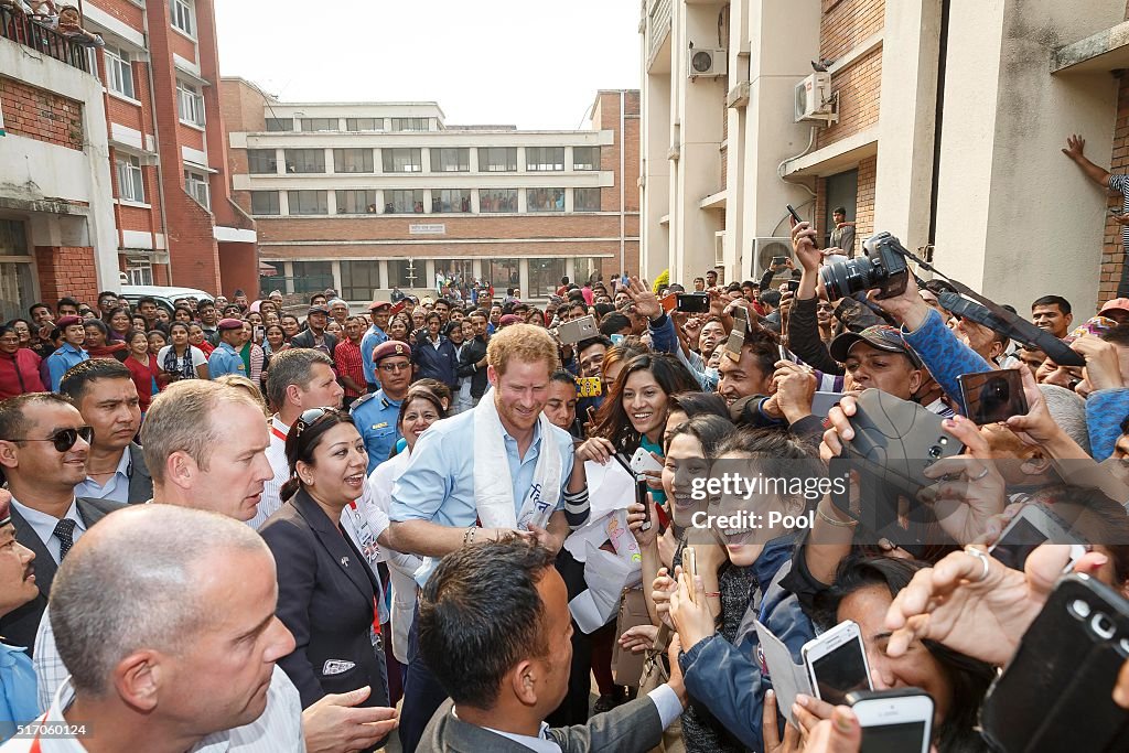 Prince Harry Visits Nepal - Day 5