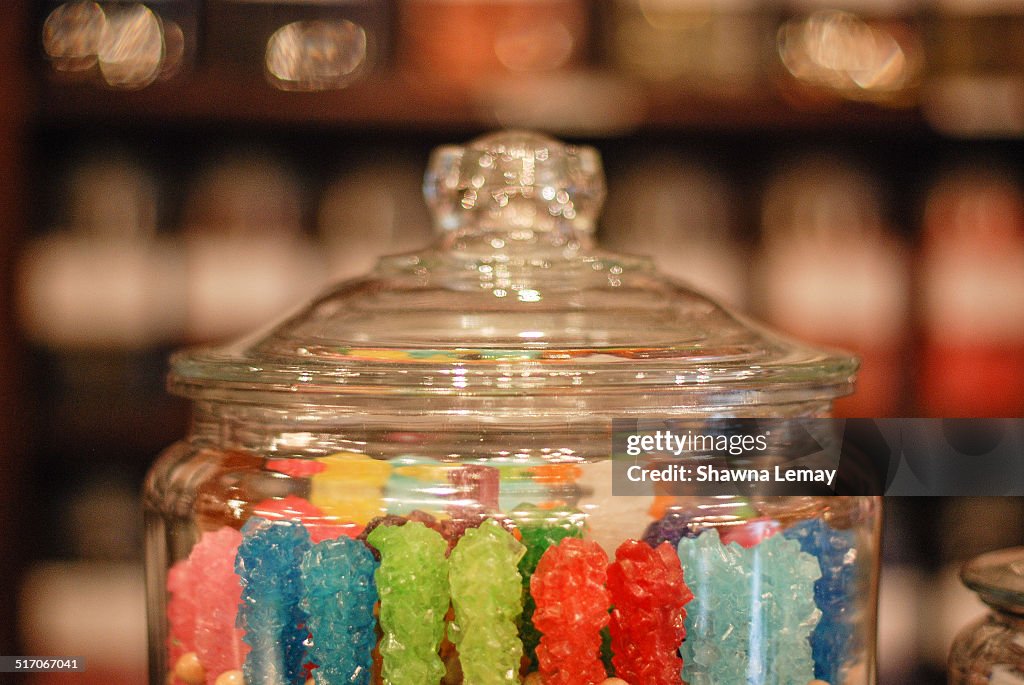 Rock Candy in a Jar