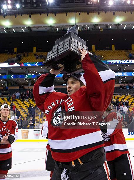 Ryan Ruck 561 Hockey East Tournament Trophy Stock Photos, High-Res Pictures, and ...