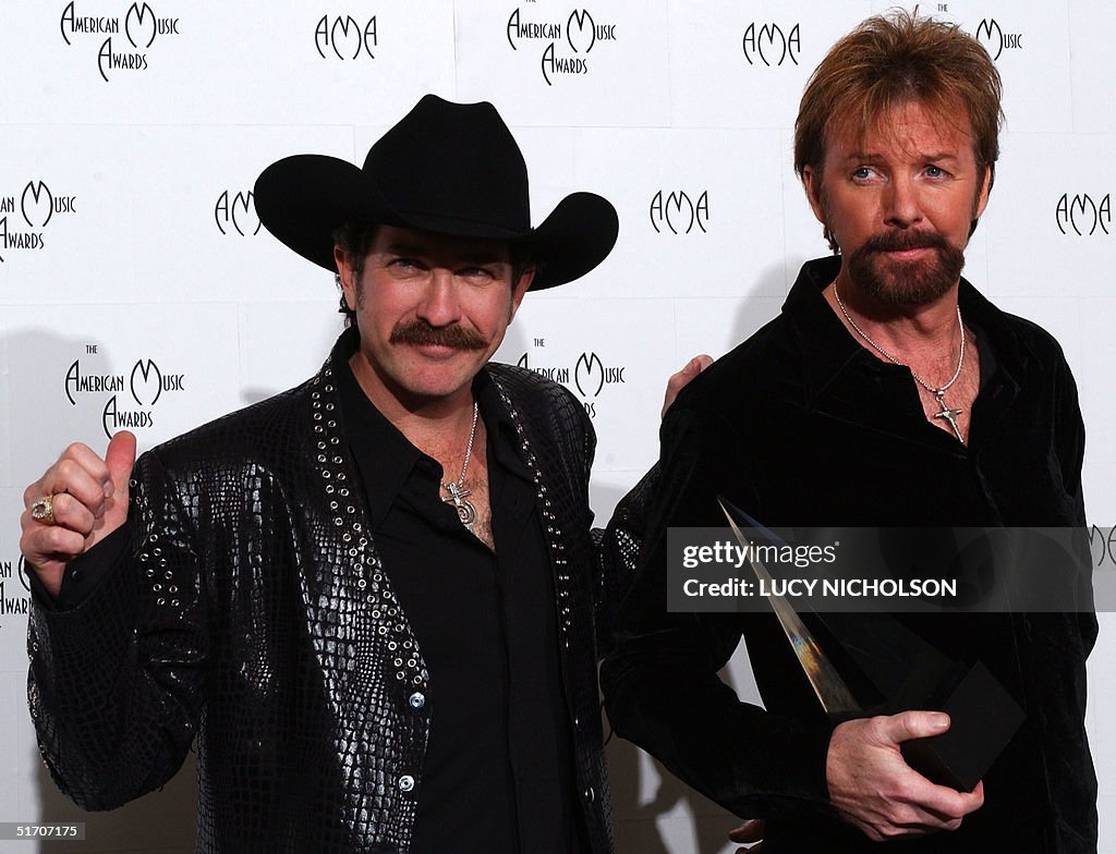 US Country singers Kix Brooks (L) and Ronnie Dunn