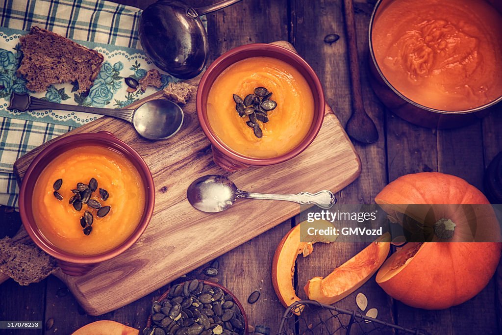 Pumpkin Soup for Autumn Days