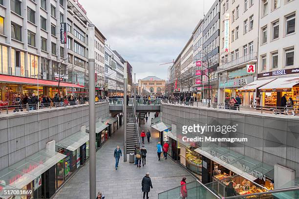 bahnhofstrasse - hanover stock pictures, royalty-free photos & images