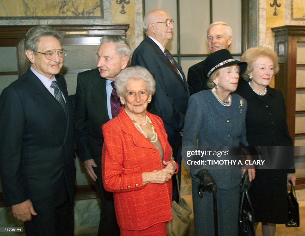 At the first Andrew Carnegie Medals of Philanthrop