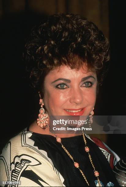 Elizabeth Taylor attends the Opening Night Gala of the Martha Graham Dance Companys 3-week season of performances at the State Theater at Lincoln...