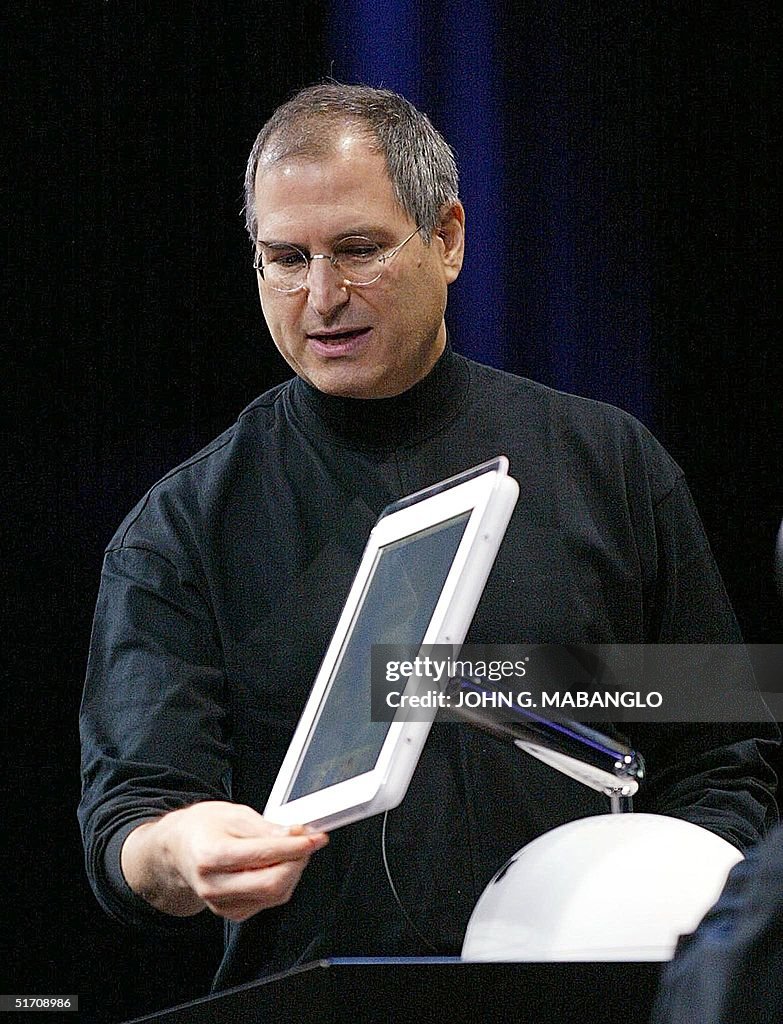 Apple Computer co-founder and CEO Steve Jobs intro