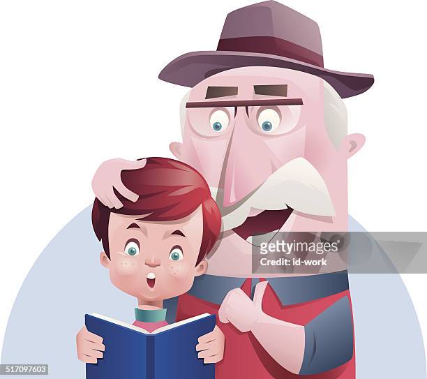 219 Grandfather And Grandson High Res Illustrations - Getty Images