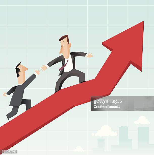 team - hands building together stock illustrations