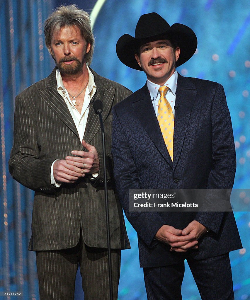 Host Ronnie Dunn and Kix Brooks of the country music duo Brooks Host Ronnie Dunn and Kix Brooks of the country music duo Brooks