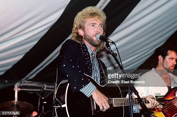 Keith Whitley performing at an RCA Records Convention at the Arrowood Hotel in Purchase, New York on August 4, 1988.