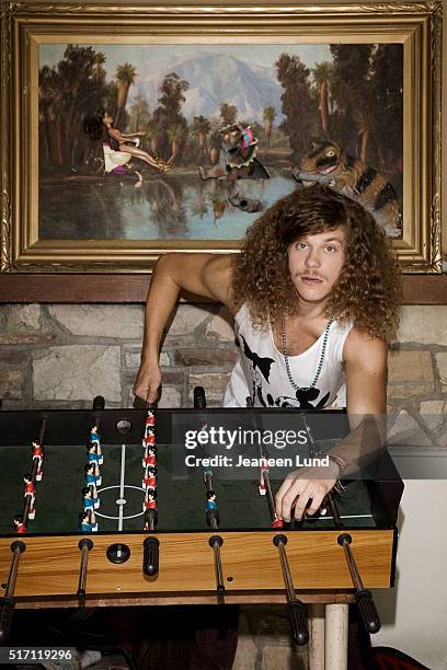 Comedian, actor, producer, and screenwriter Blake Anderson is photographed for Bust Magazine on October 1, 2011 in Los Angeles, California.