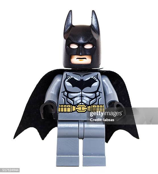 lego batman. - batman named work stock-fotos und bilder