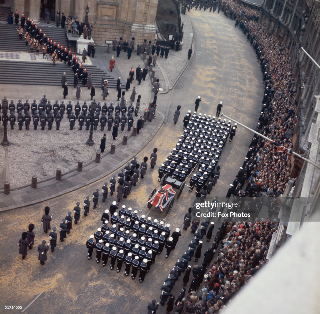 Cortege Arrives