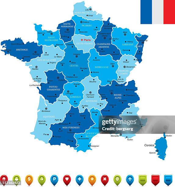 France Map Departments Photos and Premium High Res Pictures - Getty Images
