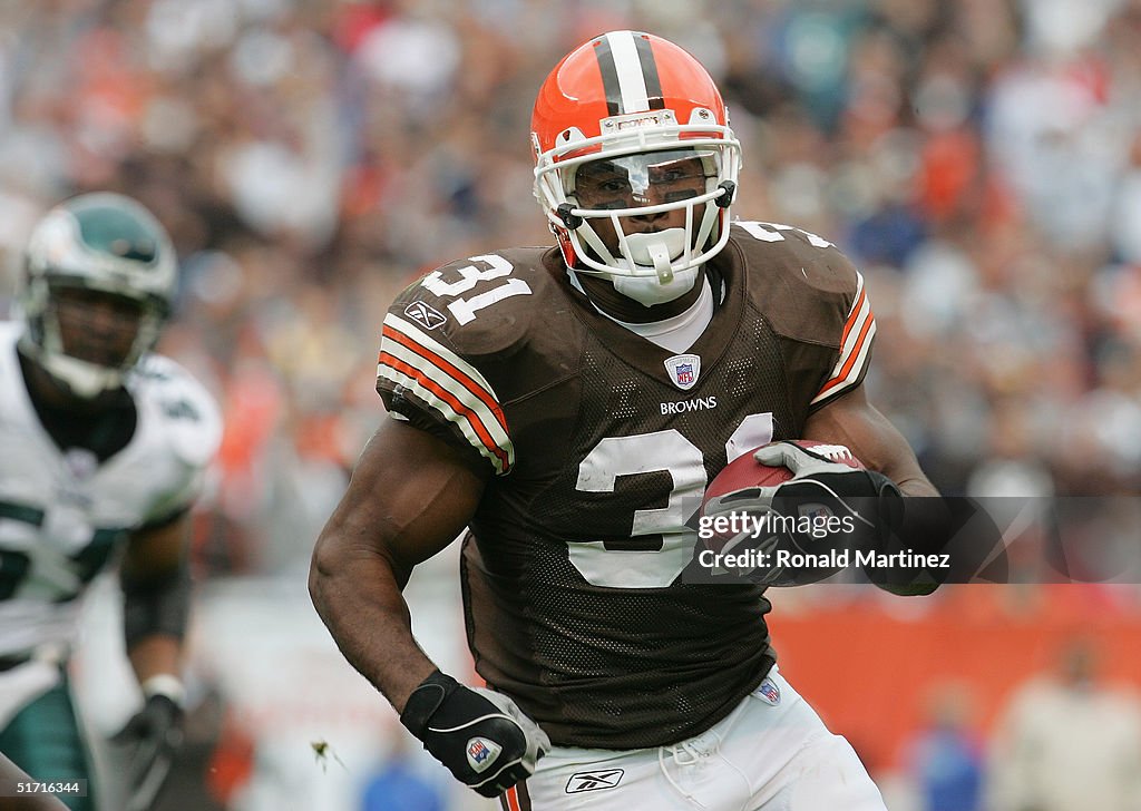 Philadelphia Eagles v Cleveland Browns