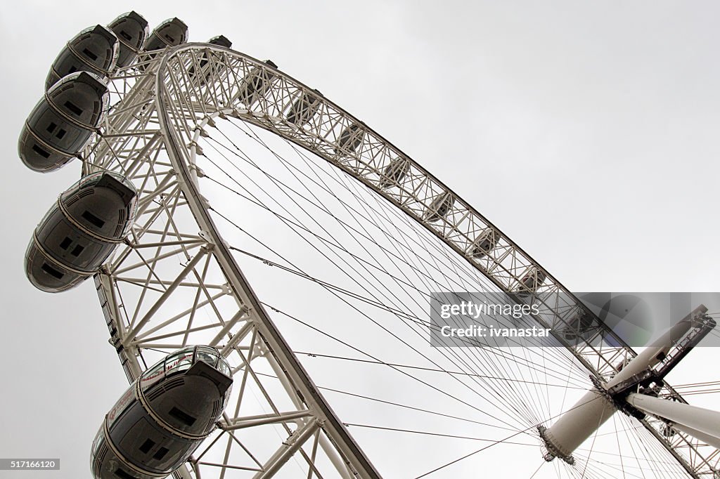 Famous London Eye Ferris Wheel
