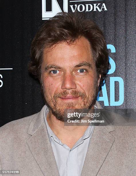 Actor Michael Shannon attends The Cinema Society with Ketel One and Robb Report host a screening of Sony Pictures Classics' "Miles Ahead" at...