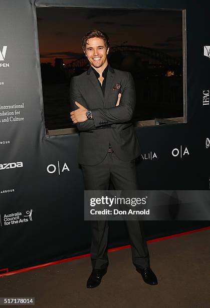 Nic Westaway arrives ahead of opening night of Handa Opera's Turandot on March 24, 2016 in Sydney, Australia.