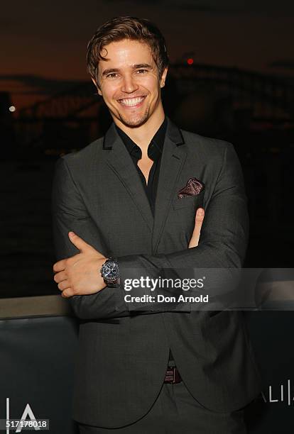 Nic Westaway arrives ahead of opening night of Handa Opera's Turandot on March 24, 2016 in Sydney, Australia.