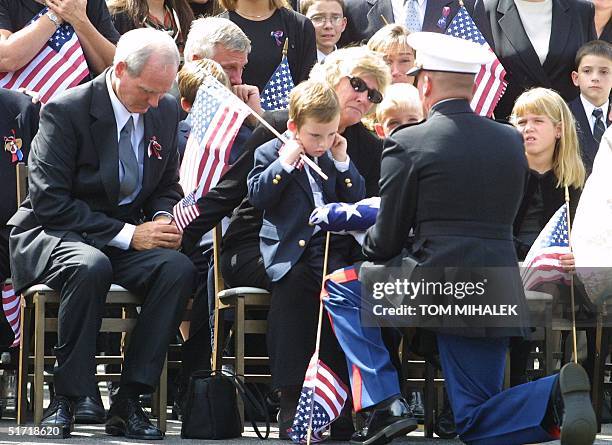 William Horrocks, and Linda Horrocks , the parents of Michael Horrocks who died Tuesday when the hijacked United Airlines flight 175 that he was...