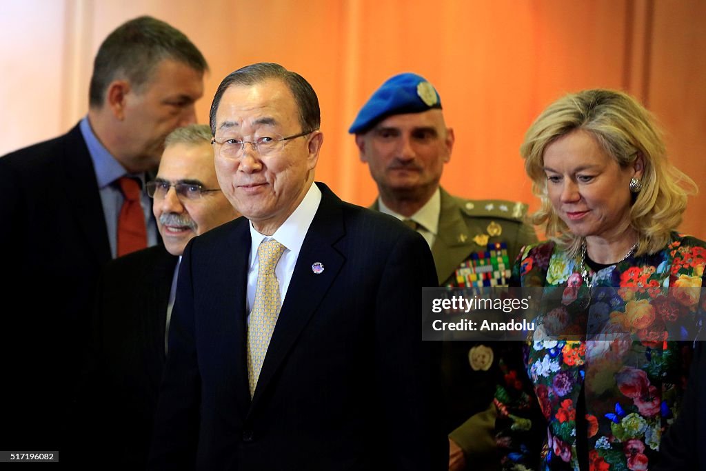 UN Secretary-General Ban Ki-moon in Lebanon