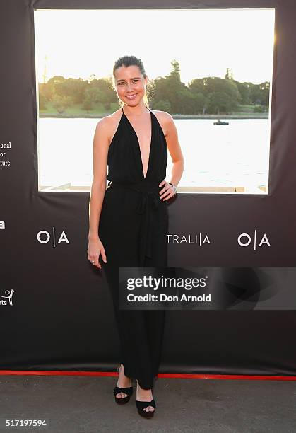 Heather Maltman arrives ahead of opening night of Handa Opera's Turandot on March 24, 2016 in Sydney, Australia.