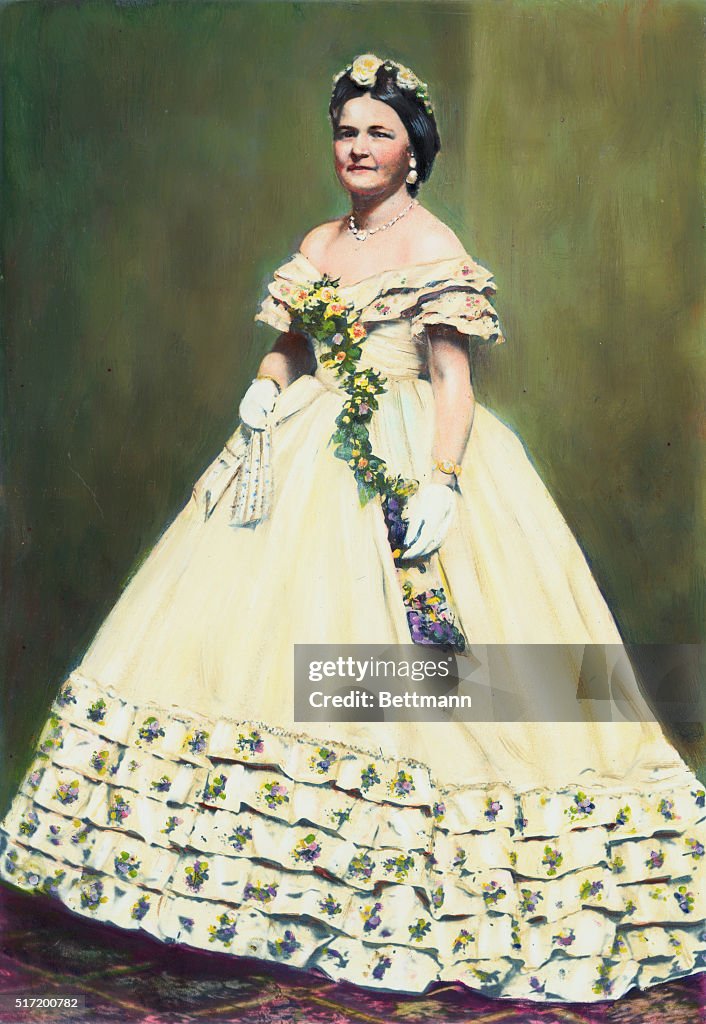 Color Illustration of Mary Todd Lincoln