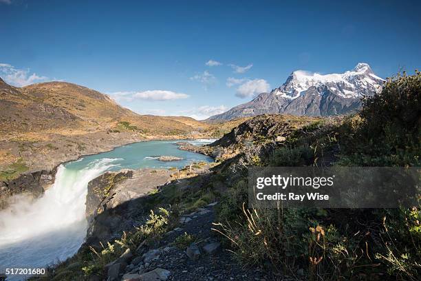 patagonia - salto grande - magallanes y antartica chilena regio stockfoto's en -beelden