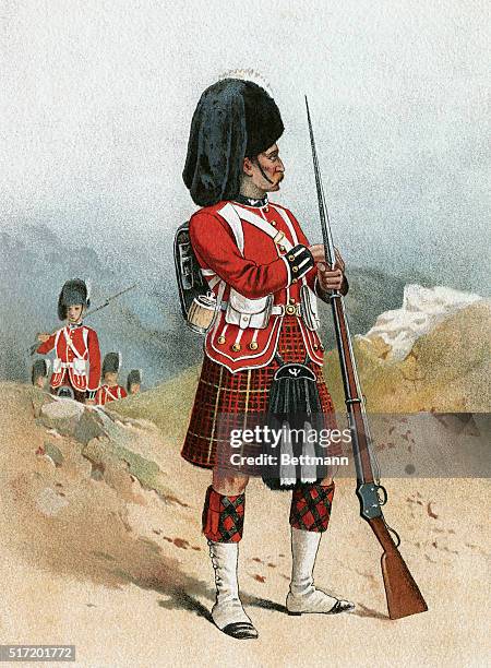 Highlander Rifles Regiment 131 Scottish Highland Infantry Regiment Stock Photos, High-Res Pictures ...