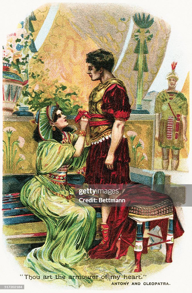 Antony and Cleopatra in Tender Moment