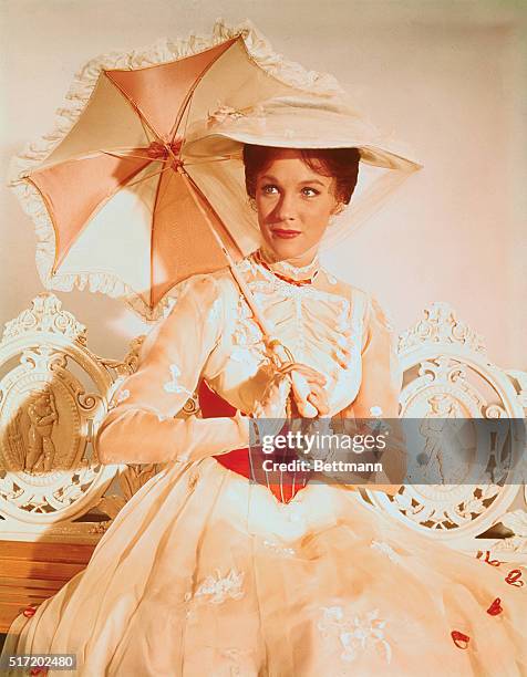 Julie Andrews starring as the title character in Mary Poppins.