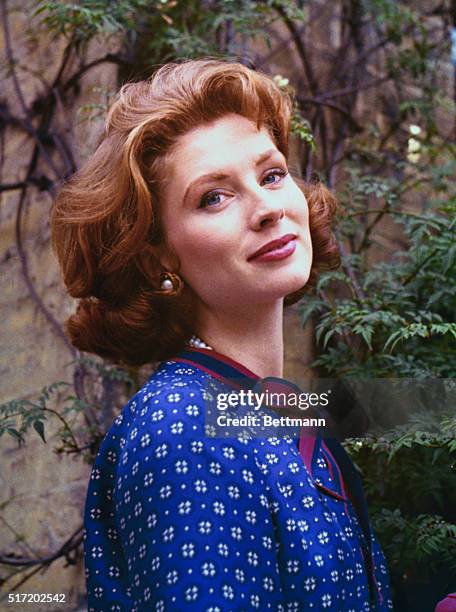 Portrait of actress and model Suzy Parker. The Texas native is sisters with Dorian Leigh.