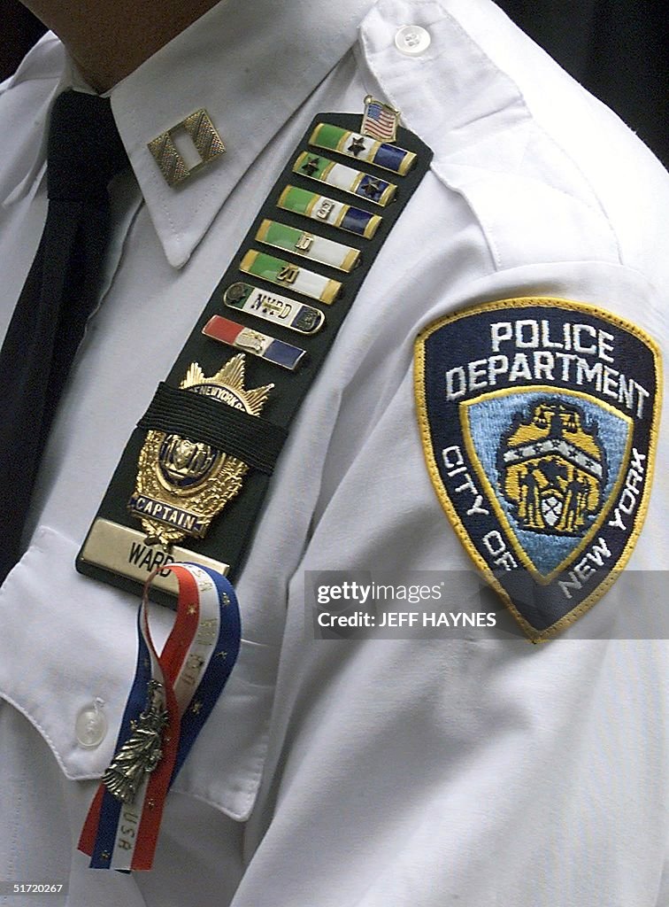 Nypd Ribbon Rack Nypd Police Badge With Black Band