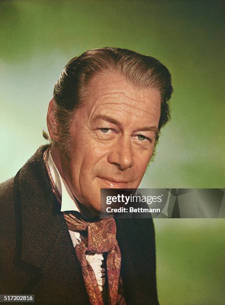 Rex Harrison as Professor Henry Higgins, in the George Cukor film "My Fair Lady".