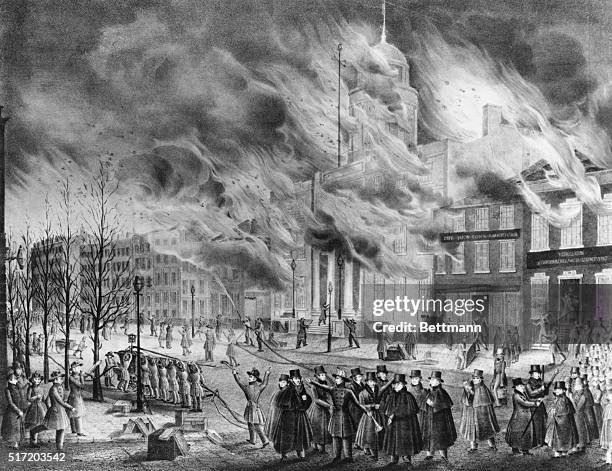 The Great Fire of the City of New York, December 16, 1835.