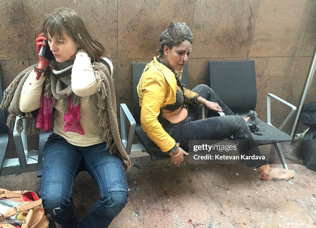 Brussels Airport And Metro Rocked By Explosions