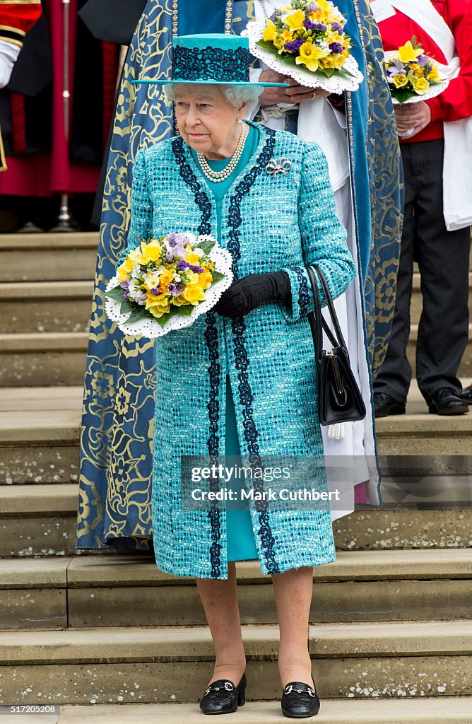 The Queen And The Duke Of Edinburgh Attend The Royal Maundy Service