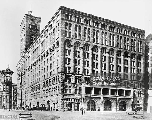 Auditorium Hotel, in Chicago. Architect: Louis Sullivan. Perhaps Chicago's finest and greatest monument at N.W. Corner of Michigan Ave. And Congress...