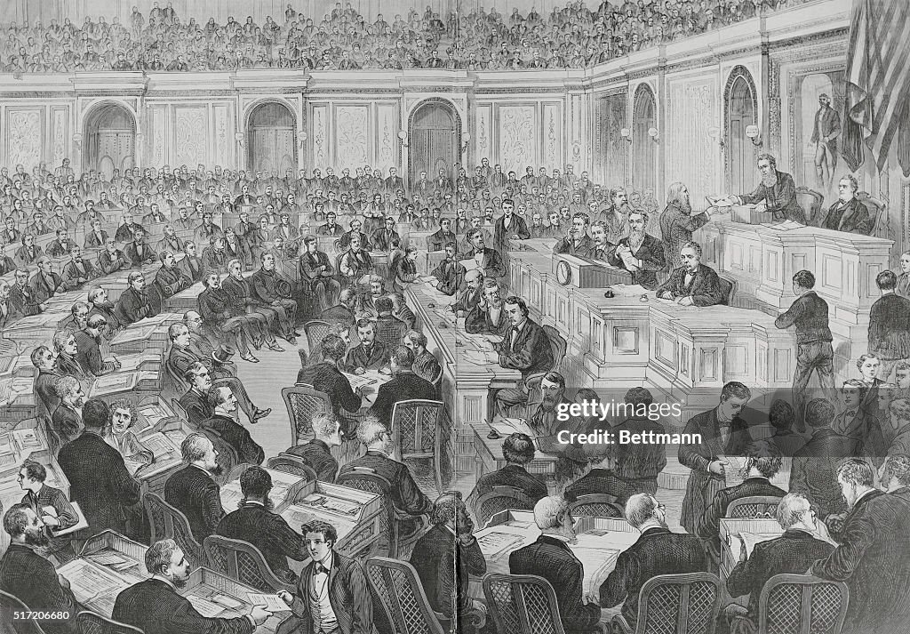 House of Representatives Joint Session over 1876 Election