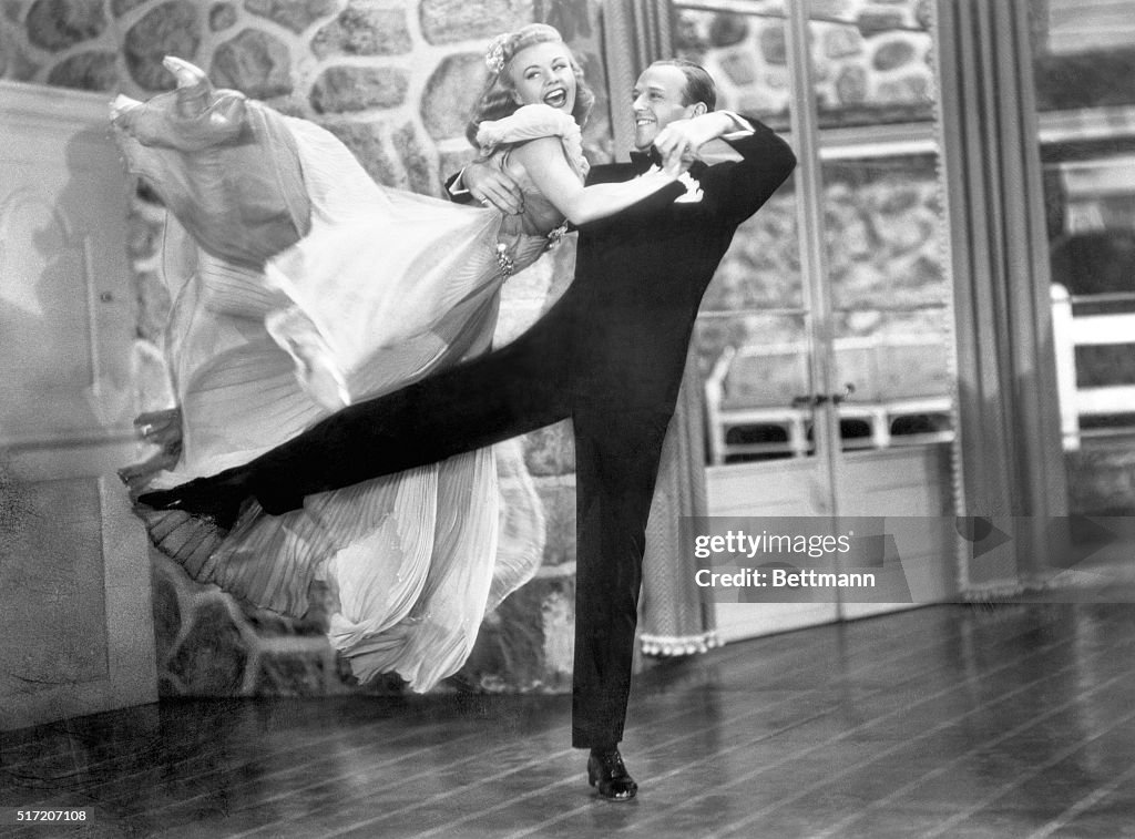 Ginger Rogers and Fred Astaire Dancing