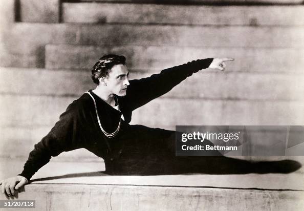 Actor John Barrymore in Hamlet Scene Actor John Barrymore in Hamlet Scene