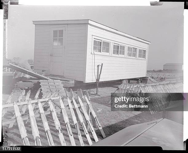 Portable skinning houses on wheels are moved to convenient locations during the skinning seasons. The cleaning skins are rubbed, tanned, and put on...