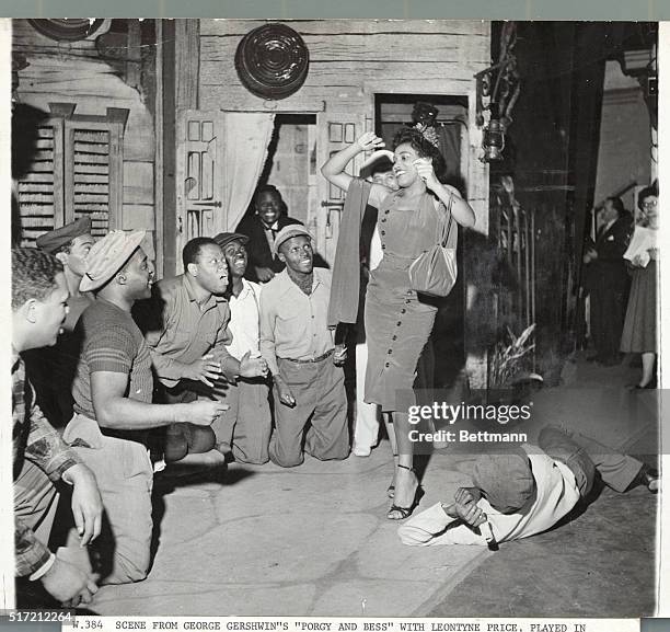 The appearance of the seductive Bess , takes the minds of the dice players off their game, , Howard Roberts as Robbins; Sherman Sneed; Jerry Laws;...