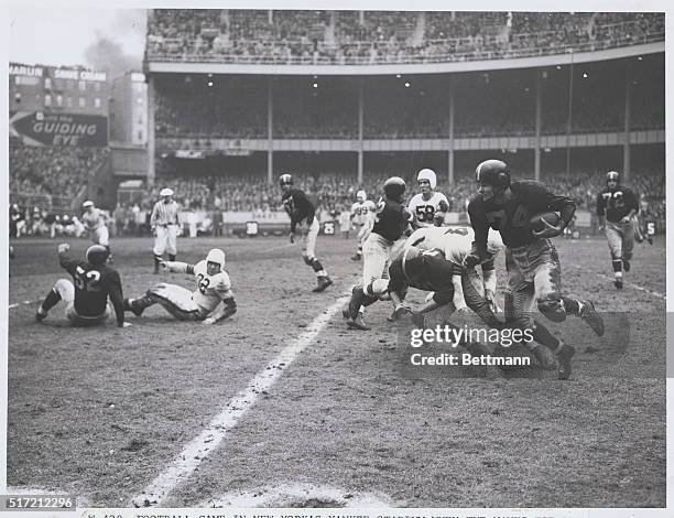 Yanks Tie Browns, 28-28, Before 70,060: The largest crowd ever to see a professional football game in New York City crowded into Yankee Stadium to...