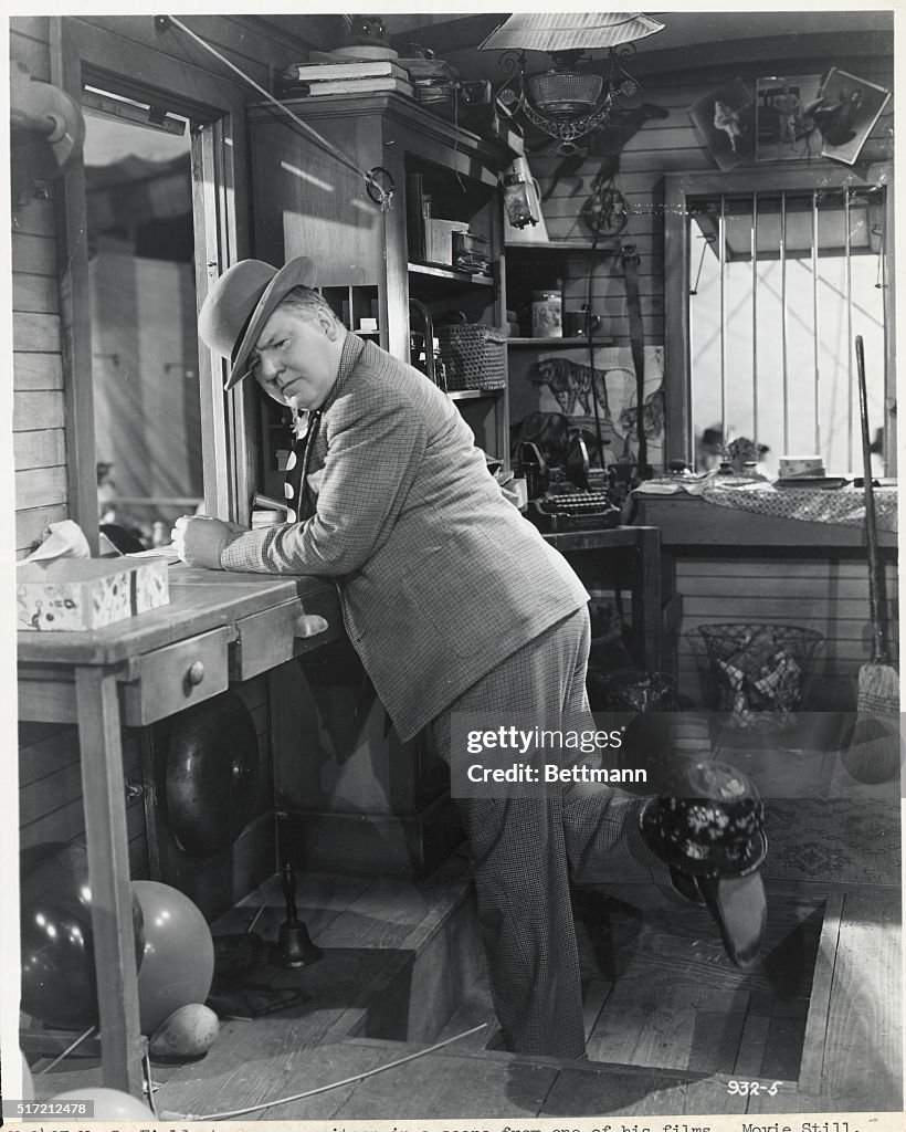 W. C. Fields Has Stepped In A Spitoon