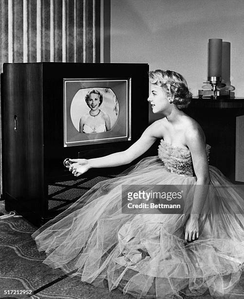 Color television made its debut after the Federal Communications Commission accepted the RCA-developed "Compatible Color" System permitting...
