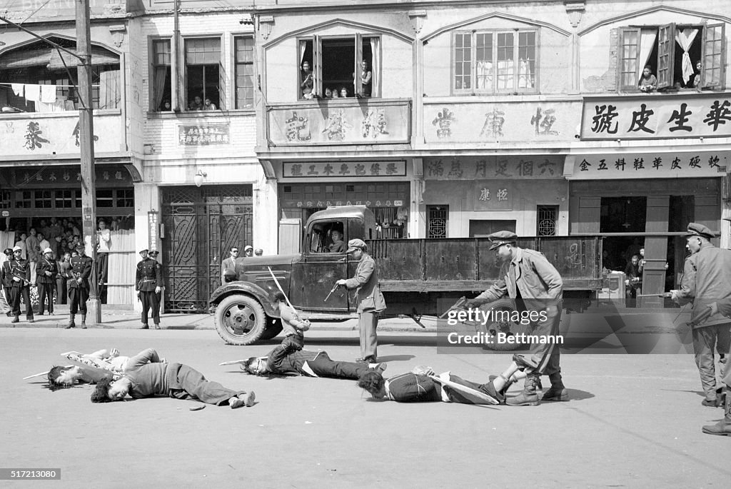 Execution of Communist Agents