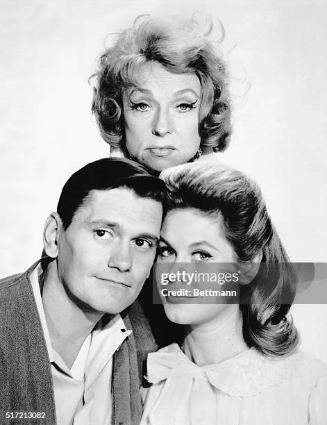 Stars of the ABC-TV program Bewitched, starring Elizabeth Montgomery, Dick York and Agnes Moorhead. Ran from 1964-1972.