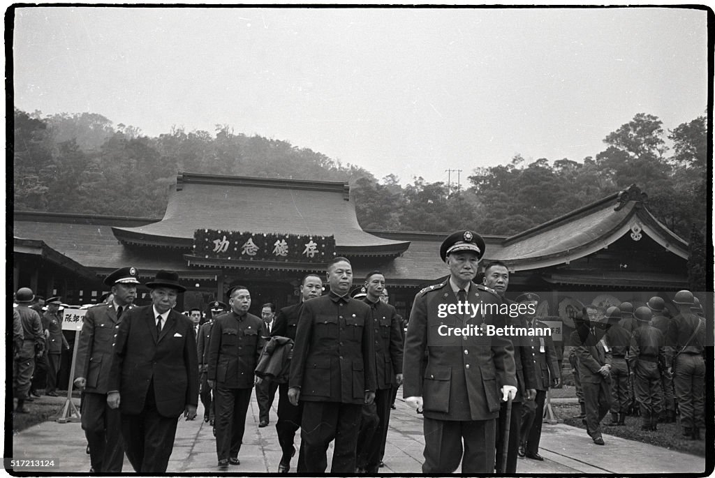 Chiang Kai-Shek At Martyrs Shrine