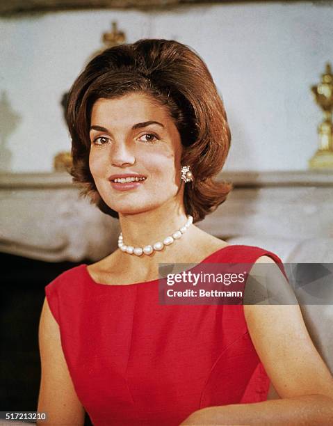 Jacqueline Kennedy at her Georgetown home in August 1960.